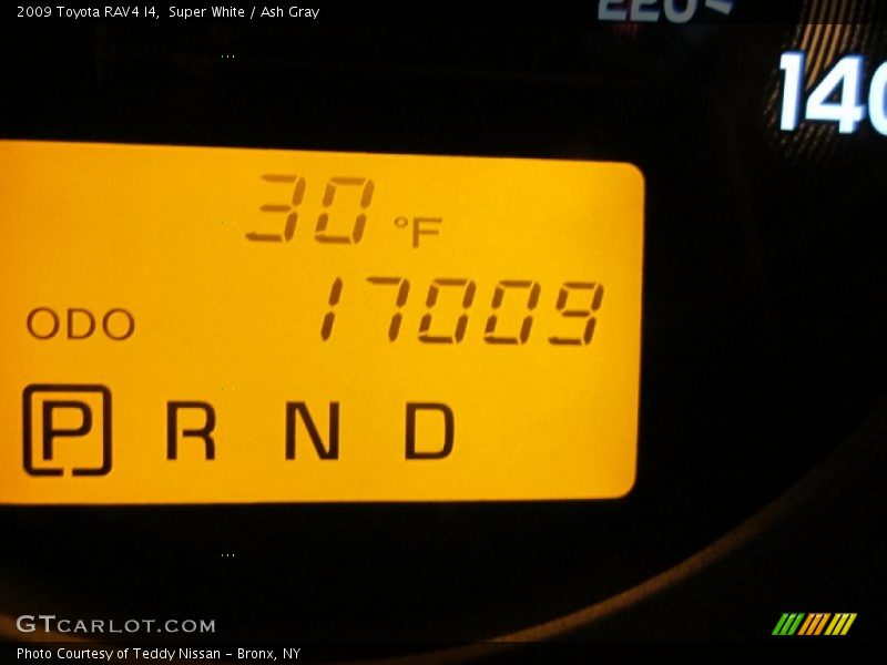 Super White / Ash Gray 2009 Toyota RAV4 I4
