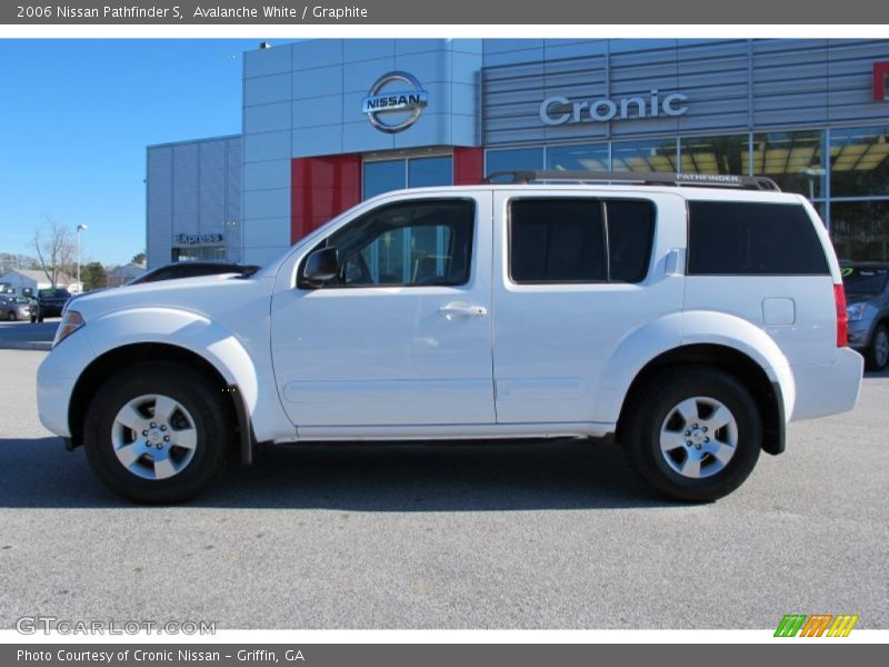 Avalanche White / Graphite 2006 Nissan Pathfinder S