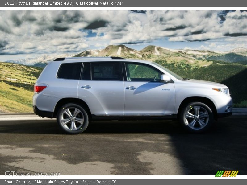 Classic Silver Metallic / Ash 2012 Toyota Highlander Limited 4WD