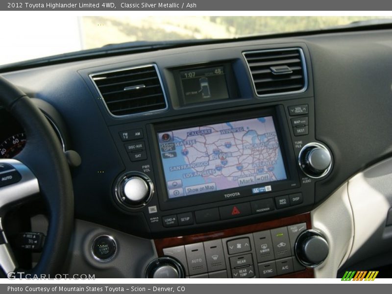 Classic Silver Metallic / Ash 2012 Toyota Highlander Limited 4WD