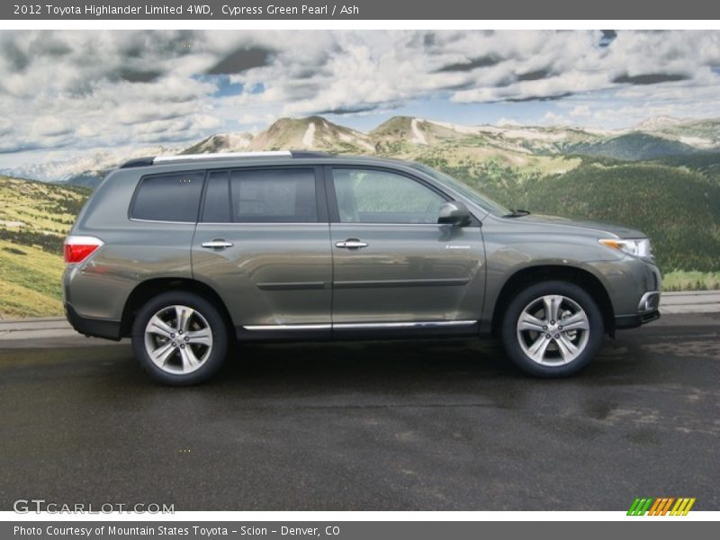 Cypress Green Pearl / Ash 2012 Toyota Highlander Limited 4WD