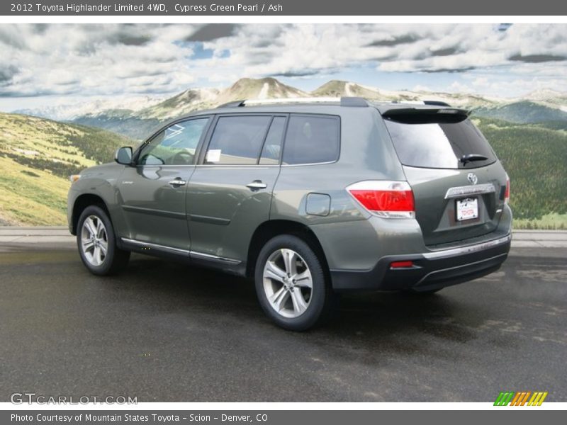 Cypress Green Pearl / Ash 2012 Toyota Highlander Limited 4WD