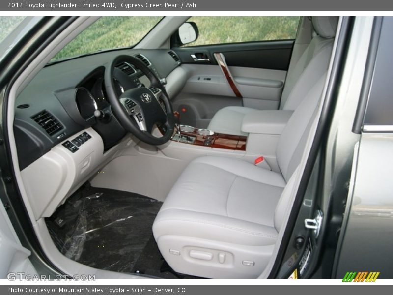 Cypress Green Pearl / Ash 2012 Toyota Highlander Limited 4WD