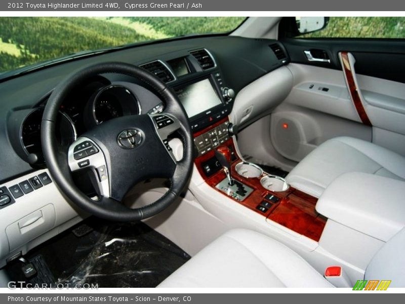 Cypress Green Pearl / Ash 2012 Toyota Highlander Limited 4WD