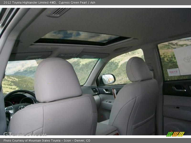 Cypress Green Pearl / Ash 2012 Toyota Highlander Limited 4WD