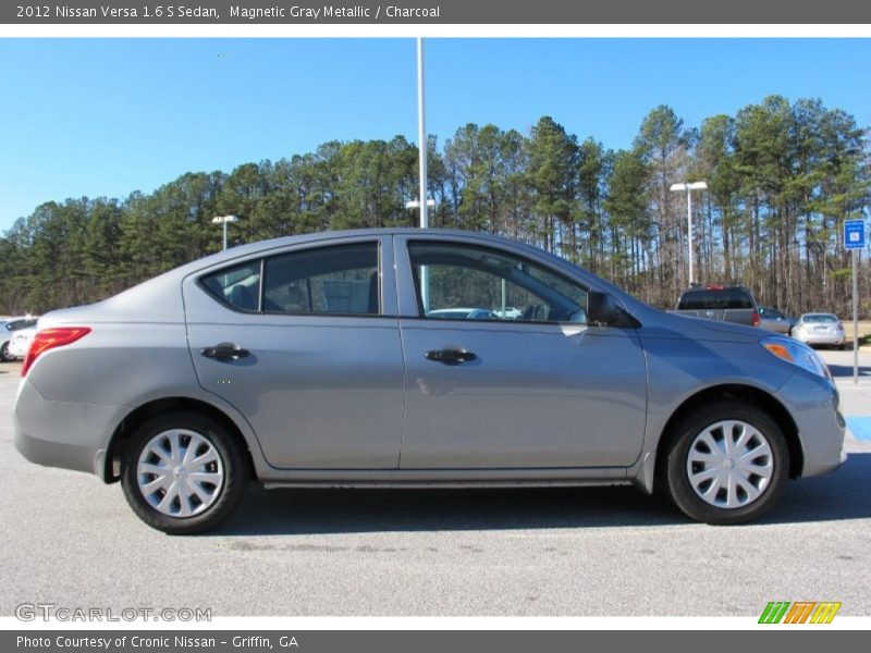 Magnetic Gray Metallic / Charcoal 2012 Nissan Versa 1.6 S Sedan