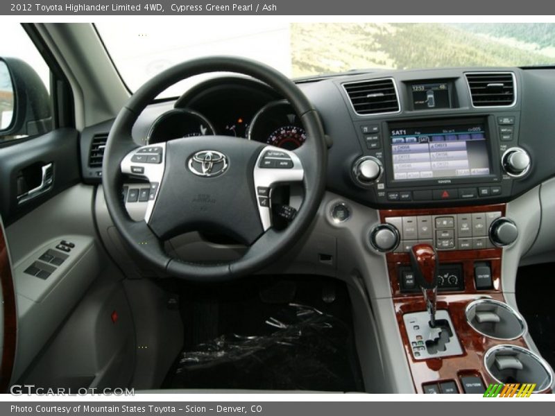 Cypress Green Pearl / Ash 2012 Toyota Highlander Limited 4WD