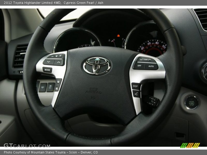 Cypress Green Pearl / Ash 2012 Toyota Highlander Limited 4WD