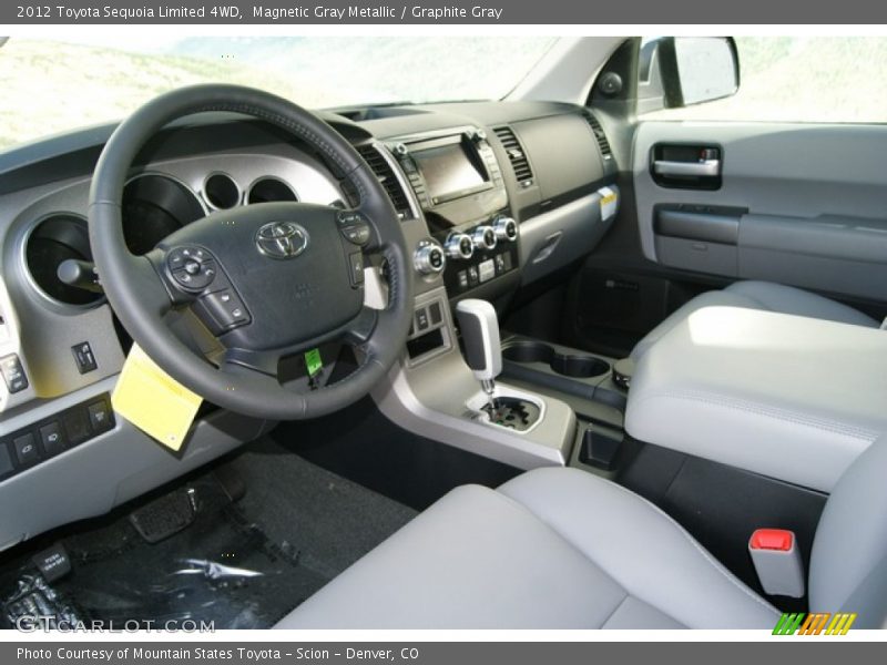 Magnetic Gray Metallic / Graphite Gray 2012 Toyota Sequoia Limited 4WD