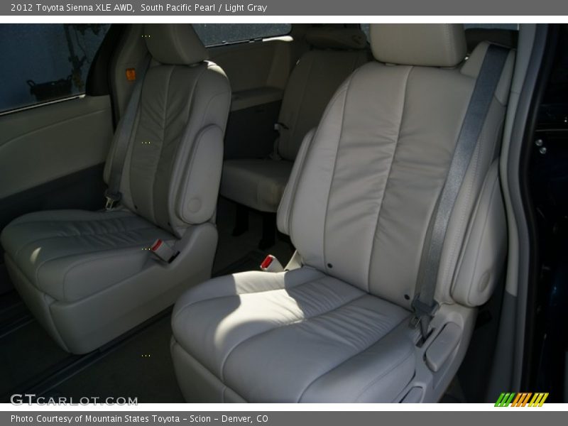 South Pacific Pearl / Light Gray 2012 Toyota Sienna XLE AWD