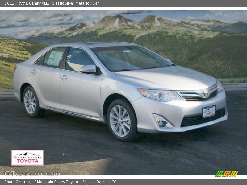 Classic Silver Metallic / Ash 2012 Toyota Camry XLE