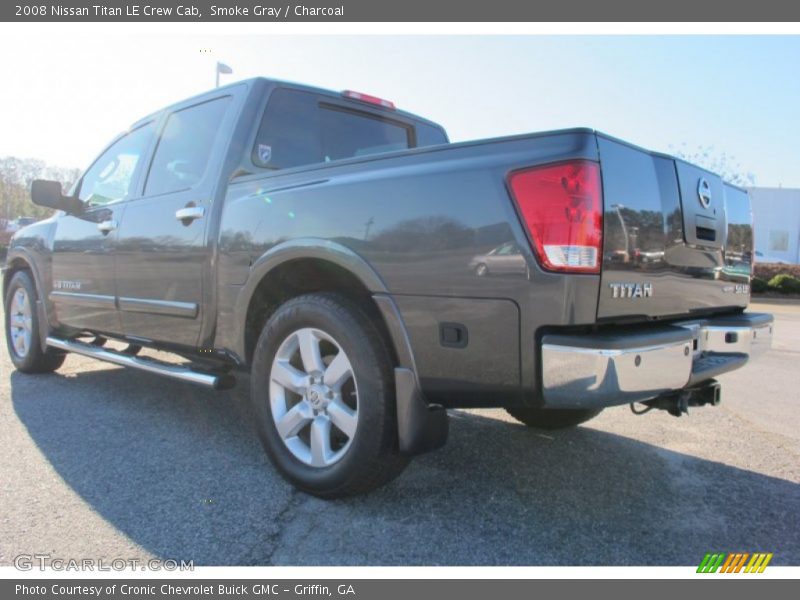 Smoke Gray / Charcoal 2008 Nissan Titan LE Crew Cab