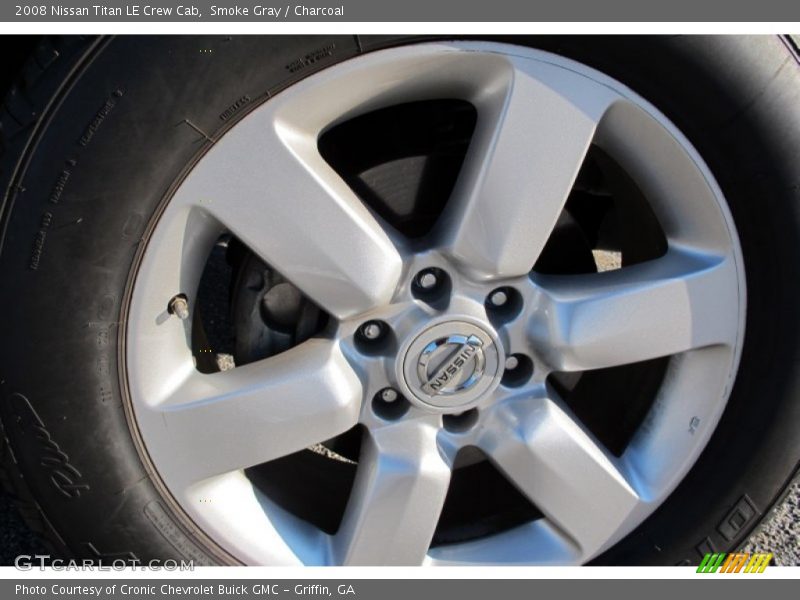 Smoke Gray / Charcoal 2008 Nissan Titan LE Crew Cab