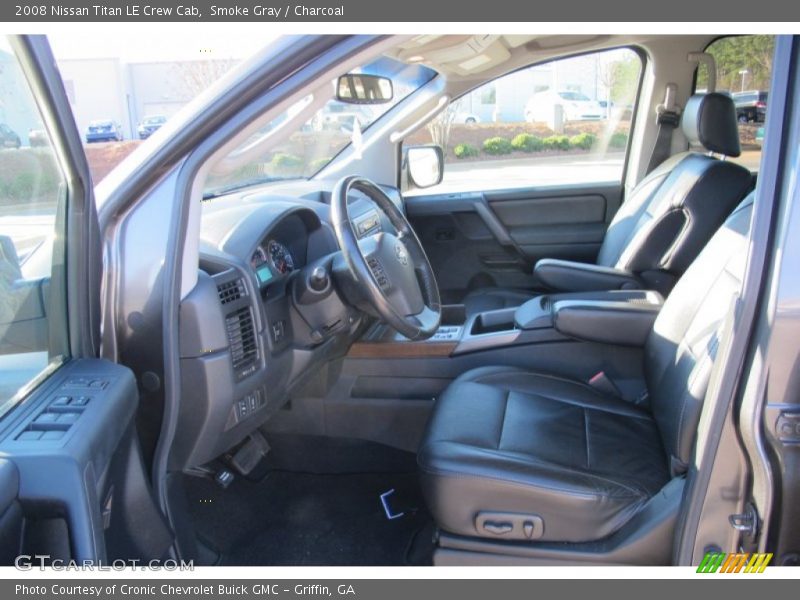 Smoke Gray / Charcoal 2008 Nissan Titan LE Crew Cab