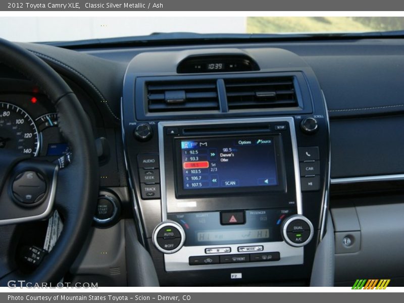 Classic Silver Metallic / Ash 2012 Toyota Camry XLE