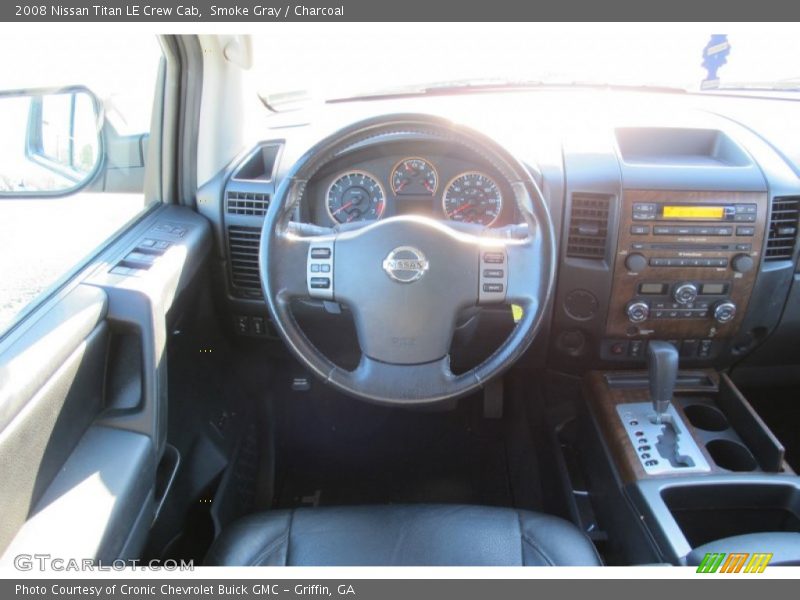 Smoke Gray / Charcoal 2008 Nissan Titan LE Crew Cab
