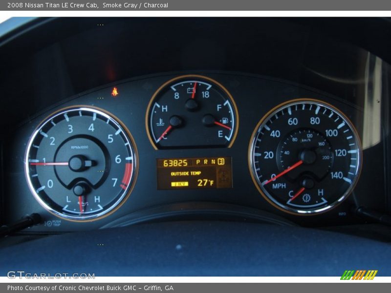 Smoke Gray / Charcoal 2008 Nissan Titan LE Crew Cab