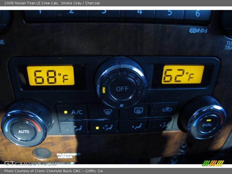Smoke Gray / Charcoal 2008 Nissan Titan LE Crew Cab