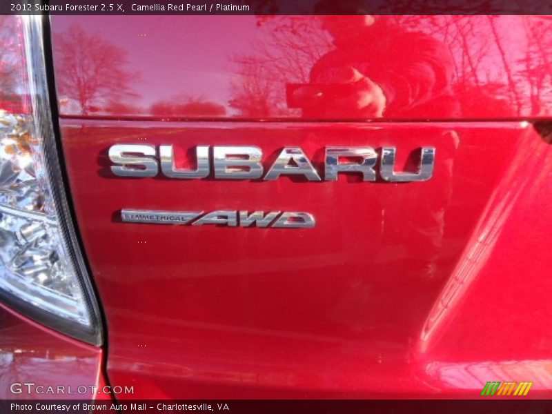 Camellia Red Pearl / Platinum 2012 Subaru Forester 2.5 X