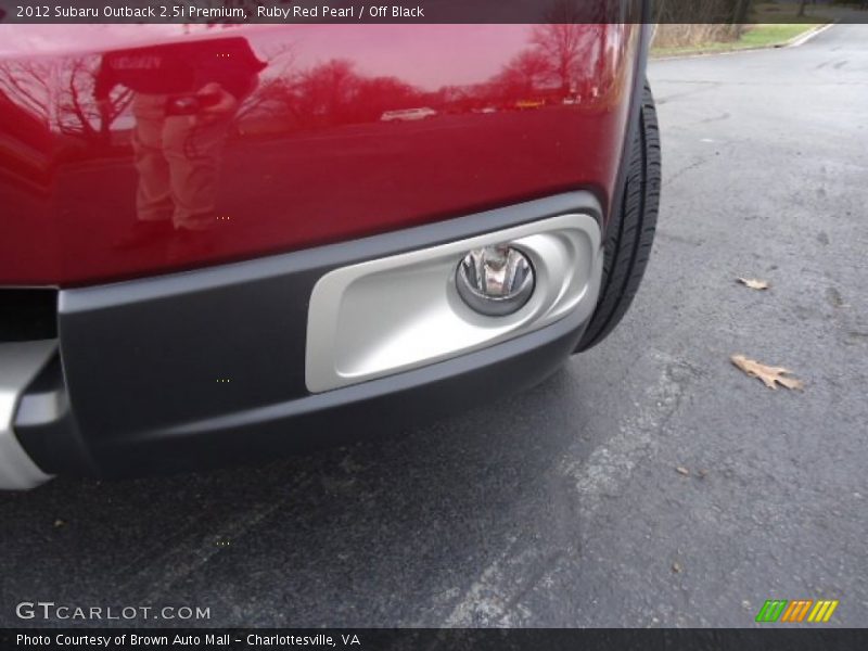 Ruby Red Pearl / Off Black 2012 Subaru Outback 2.5i Premium