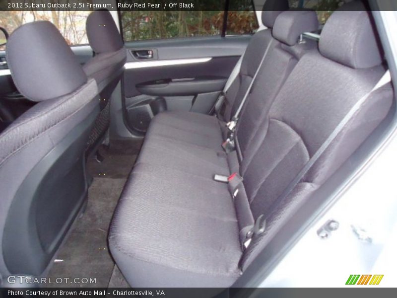 Ruby Red Pearl / Off Black 2012 Subaru Outback 2.5i Premium