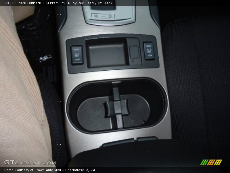 Ruby Red Pearl / Off Black 2012 Subaru Outback 2.5i Premium