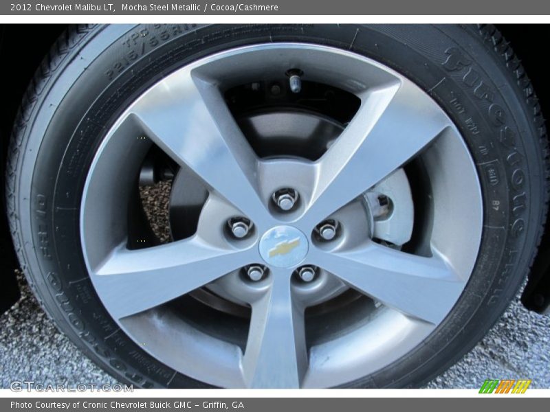 Mocha Steel Metallic / Cocoa/Cashmere 2012 Chevrolet Malibu LT