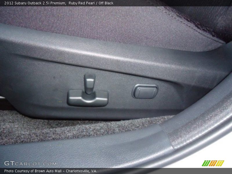 Ruby Red Pearl / Off Black 2012 Subaru Outback 2.5i Premium