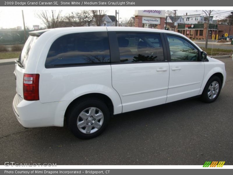 Stone White / Medium Slate Gray/Light Shale 2009 Dodge Grand Caravan SE