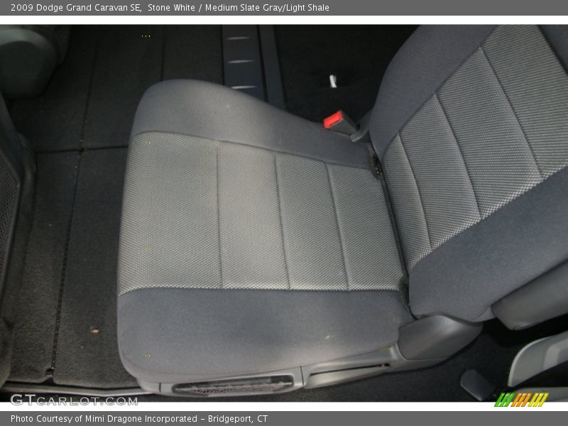 Stone White / Medium Slate Gray/Light Shale 2009 Dodge Grand Caravan SE