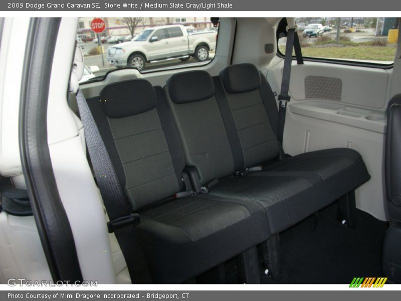 Stone White / Medium Slate Gray/Light Shale 2009 Dodge Grand Caravan SE