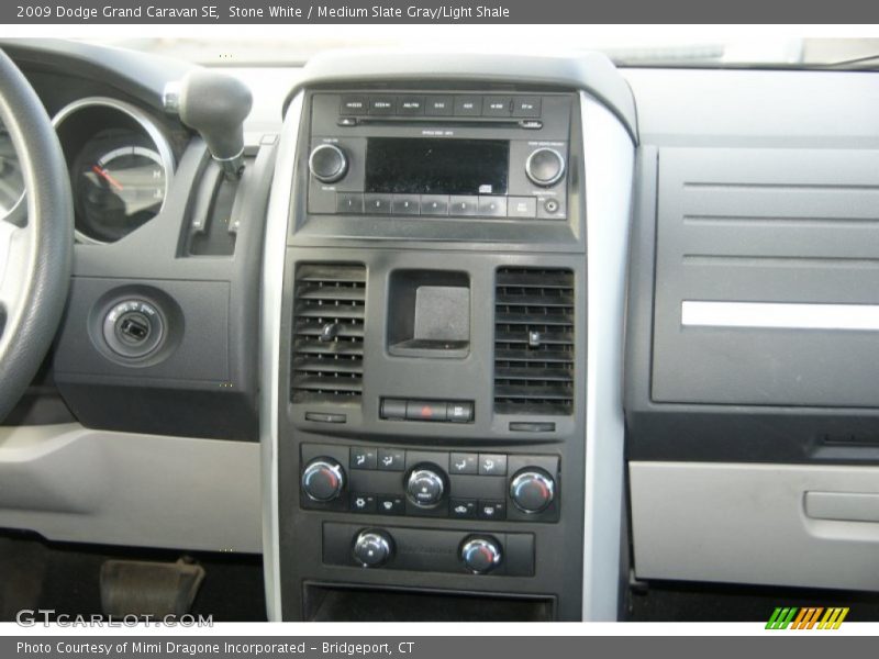 Stone White / Medium Slate Gray/Light Shale 2009 Dodge Grand Caravan SE