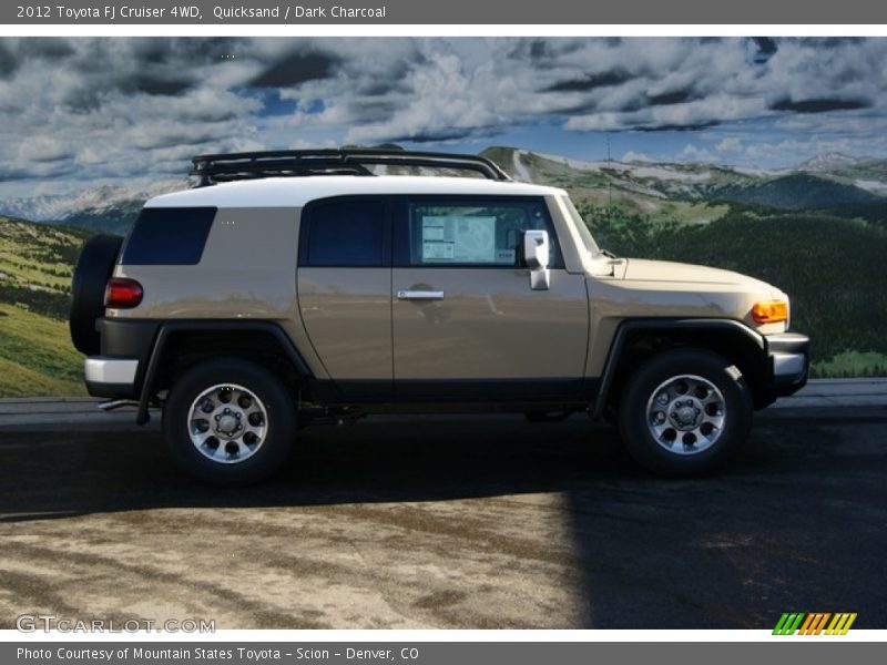 Quicksand / Dark Charcoal 2012 Toyota FJ Cruiser 4WD