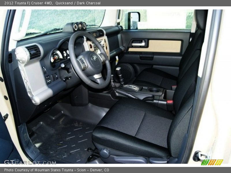 Quicksand / Dark Charcoal 2012 Toyota FJ Cruiser 4WD