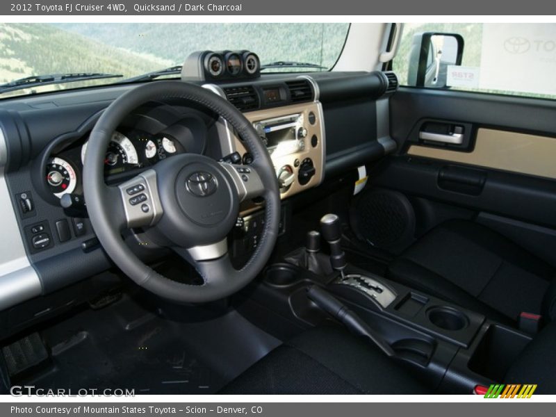 Quicksand / Dark Charcoal 2012 Toyota FJ Cruiser 4WD