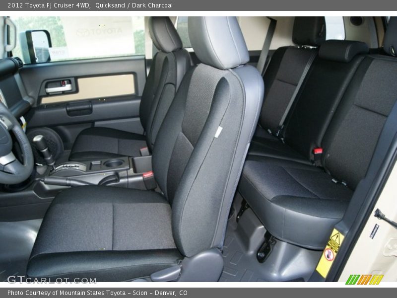 Quicksand / Dark Charcoal 2012 Toyota FJ Cruiser 4WD