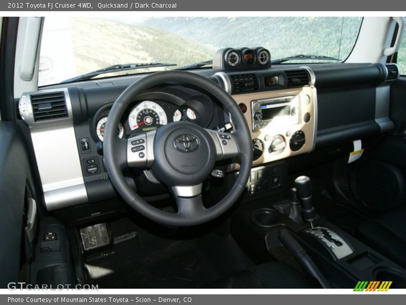 Quicksand / Dark Charcoal 2012 Toyota FJ Cruiser 4WD
