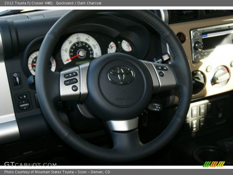 Quicksand / Dark Charcoal 2012 Toyota FJ Cruiser 4WD