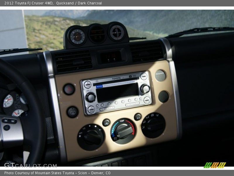 Quicksand / Dark Charcoal 2012 Toyota FJ Cruiser 4WD