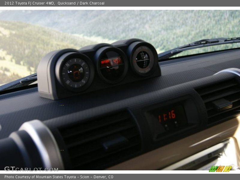 Quicksand / Dark Charcoal 2012 Toyota FJ Cruiser 4WD