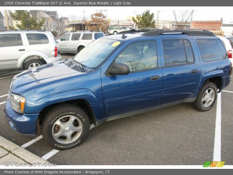 Superior Blue Metallic / Light Gray 2006 Chevrolet TrailBlazer EXT LS 4x4