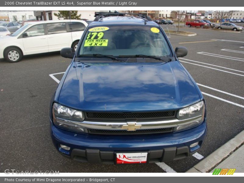 Superior Blue Metallic / Light Gray 2006 Chevrolet TrailBlazer EXT LS 4x4