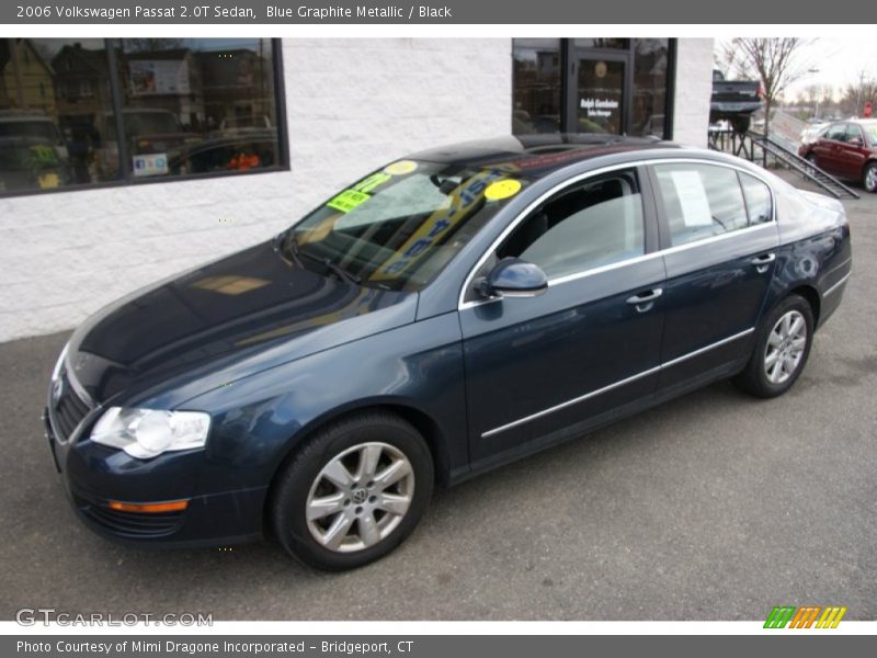 Blue Graphite Metallic / Black 2006 Volkswagen Passat 2.0T Sedan