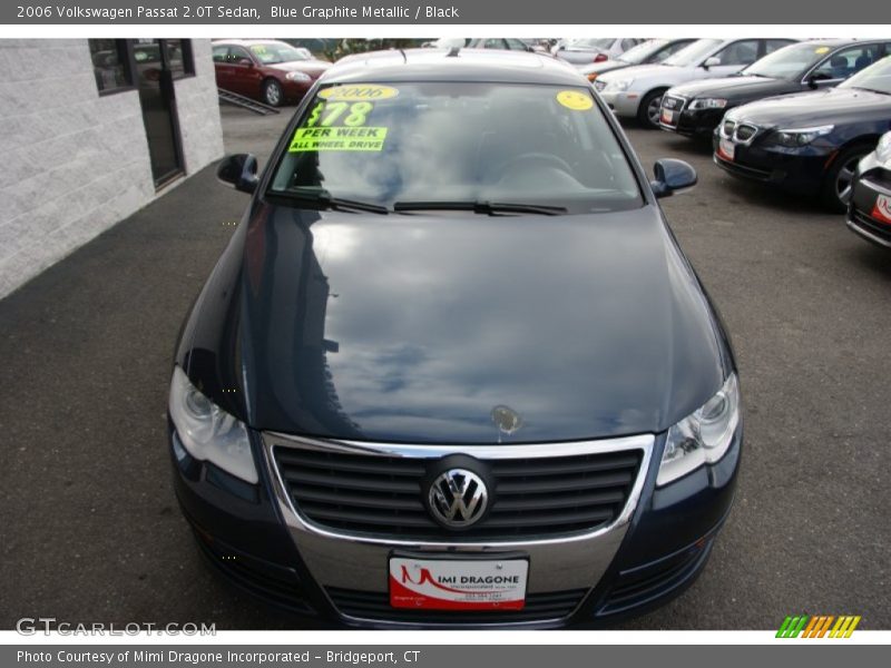Blue Graphite Metallic / Black 2006 Volkswagen Passat 2.0T Sedan
