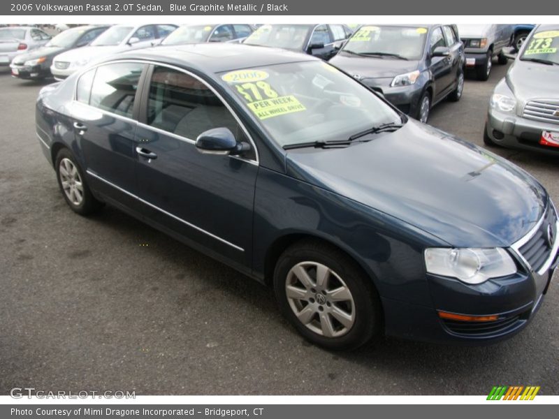 Blue Graphite Metallic / Black 2006 Volkswagen Passat 2.0T Sedan