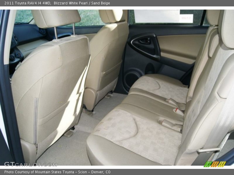 Blizzard White Pearl / Sand Beige 2011 Toyota RAV4 I4 4WD