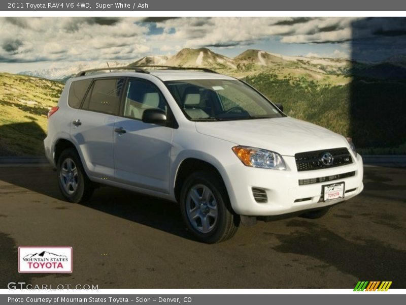 Super White / Ash 2011 Toyota RAV4 V6 4WD