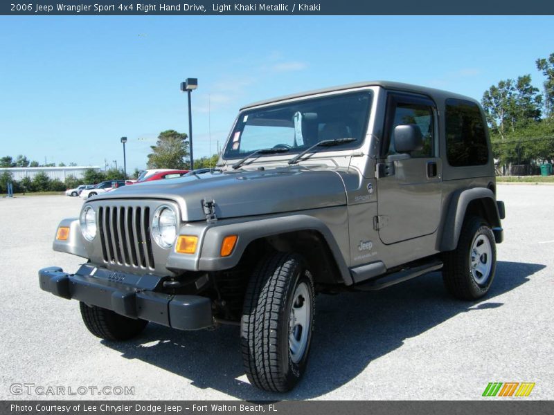 Light Khaki Metallic / Khaki 2006 Jeep Wrangler Sport 4x4 Right Hand Drive