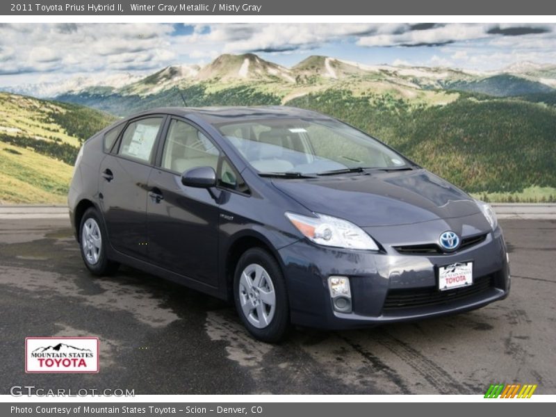 Winter Gray Metallic / Misty Gray 2011 Toyota Prius Hybrid II
