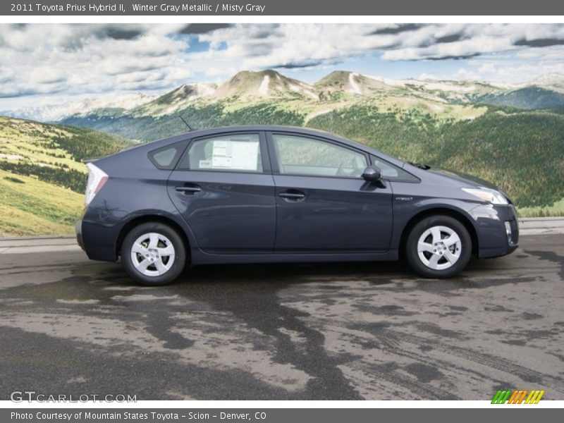 Winter Gray Metallic / Misty Gray 2011 Toyota Prius Hybrid II